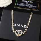 New Heart Gold Chain Necklace