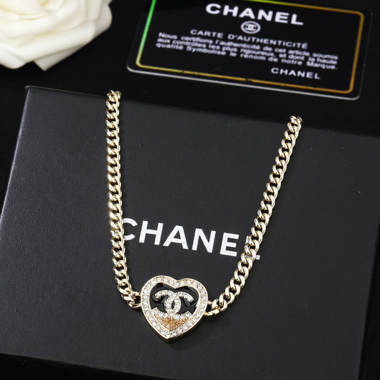 New Heart Gold Chain Necklace