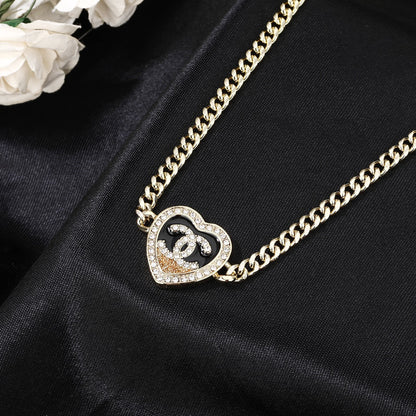 New Heart Gold Chain Necklace
