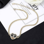 New Heart Gold Chain Necklace