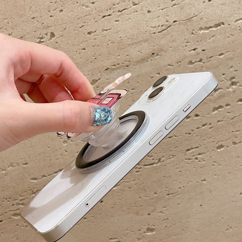 Transparenter modischer MagSafe-Telefonhalter 