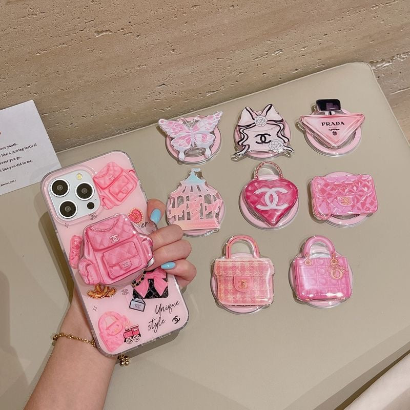 Hübscher rosa MagSafe-Telefonhalter 