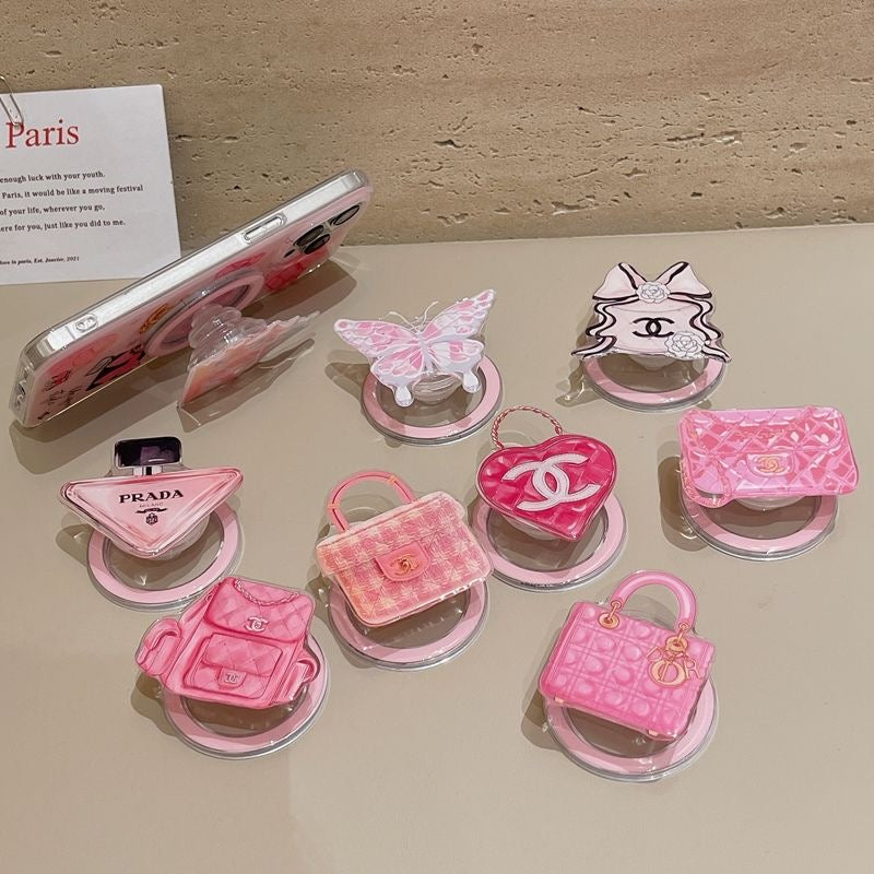 Hübscher rosa MagSafe-Telefonhalter 