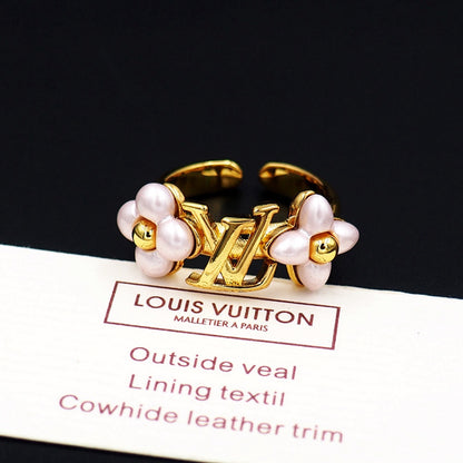 Golden Pearl Ring