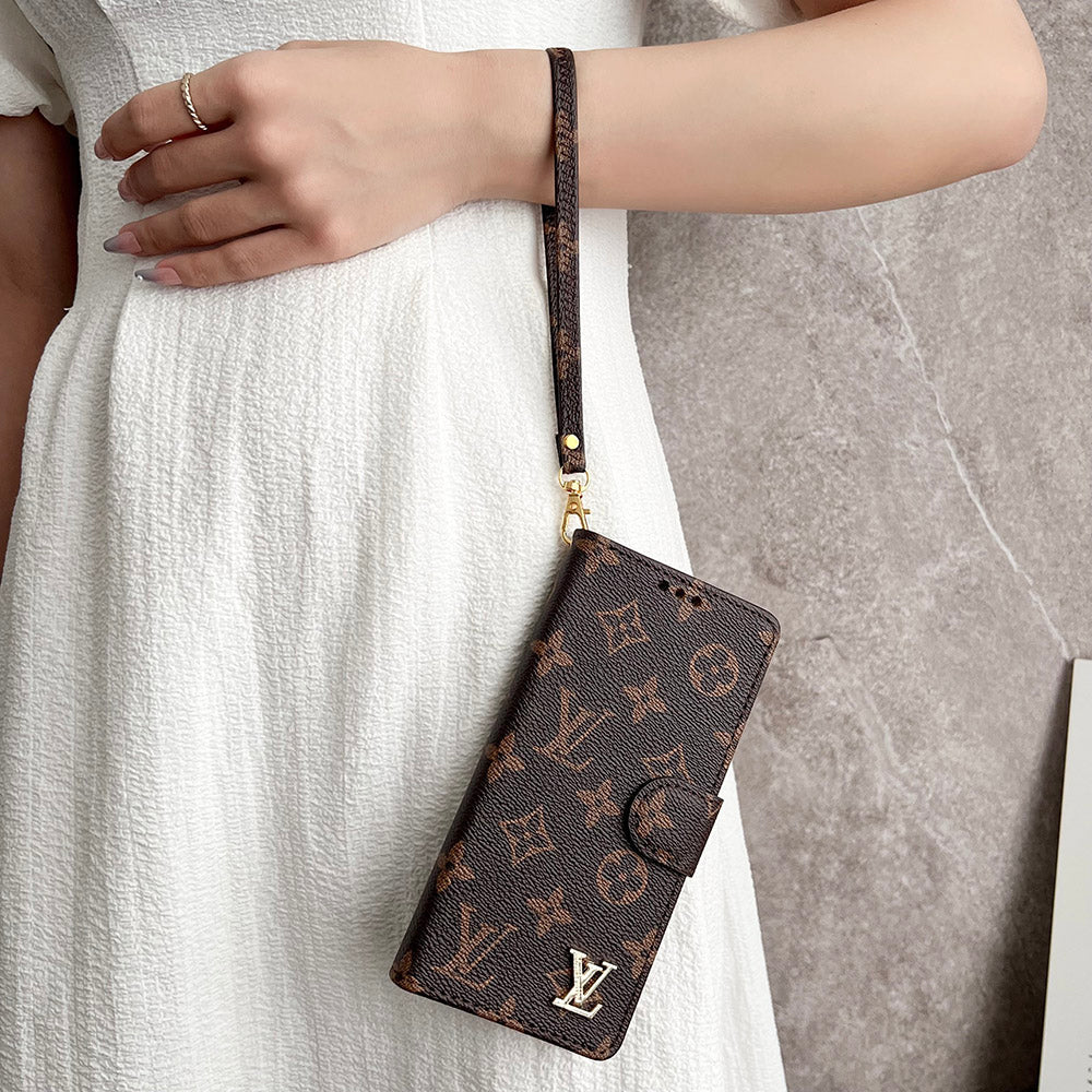 Custodia in pelle con portafoglio per Galaxy S per Samsung