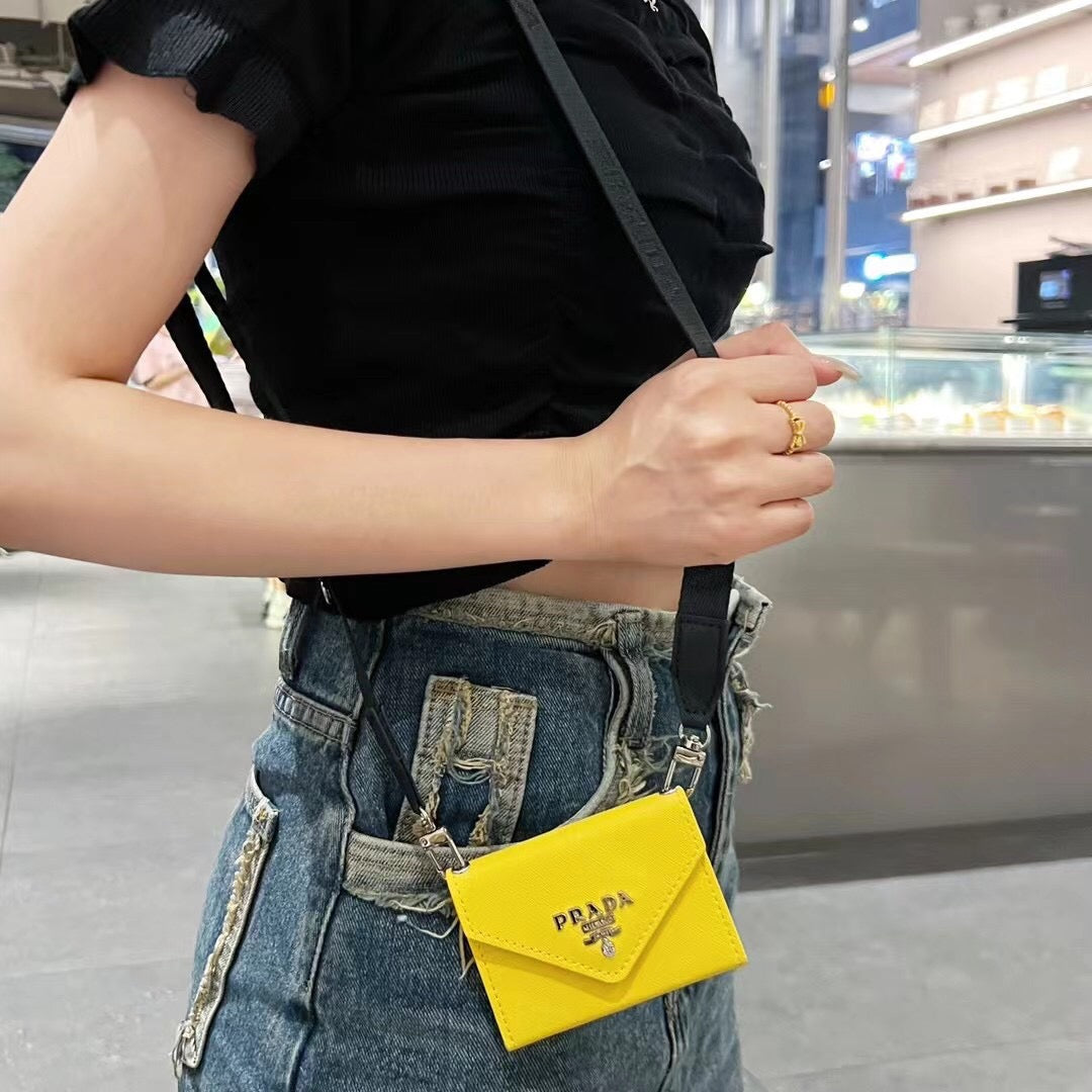 Sommer bunt mit Riemen Münzgeldbörse 