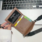 Sommer bunt mit Riemen Münzgeldbörse 