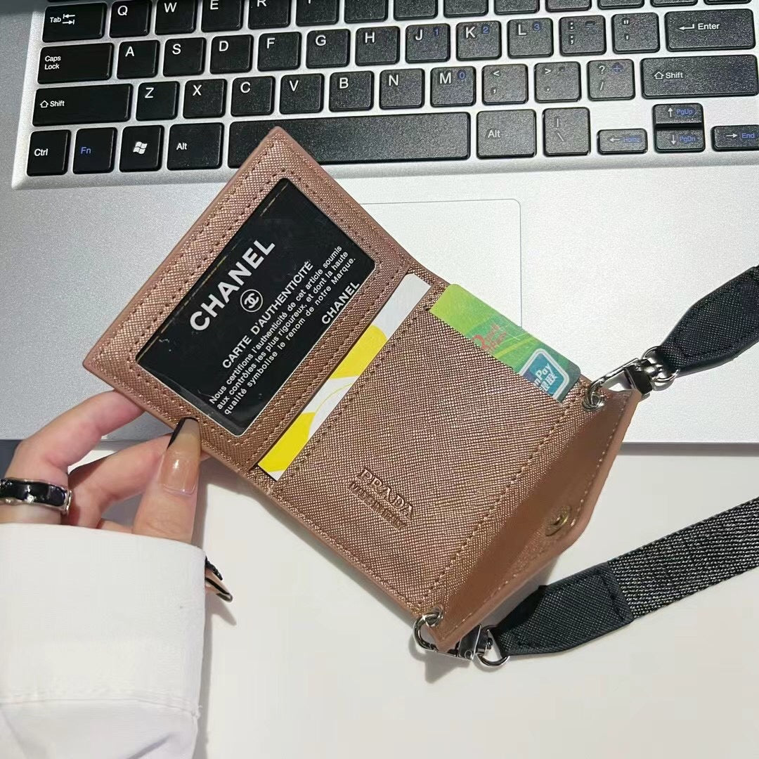 Sommer bunt mit Riemen Münzgeldbörse 