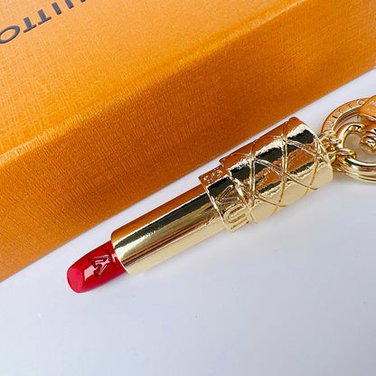 Lipstick Design Keychain Pendant
