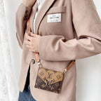 Trendy bedruckte Sling-Kartenhülle