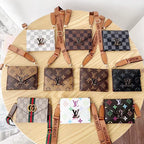 Trendy bedruckte Sling-Kartenhülle