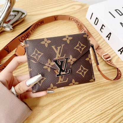 Trendy Printed Slung Card Wallet