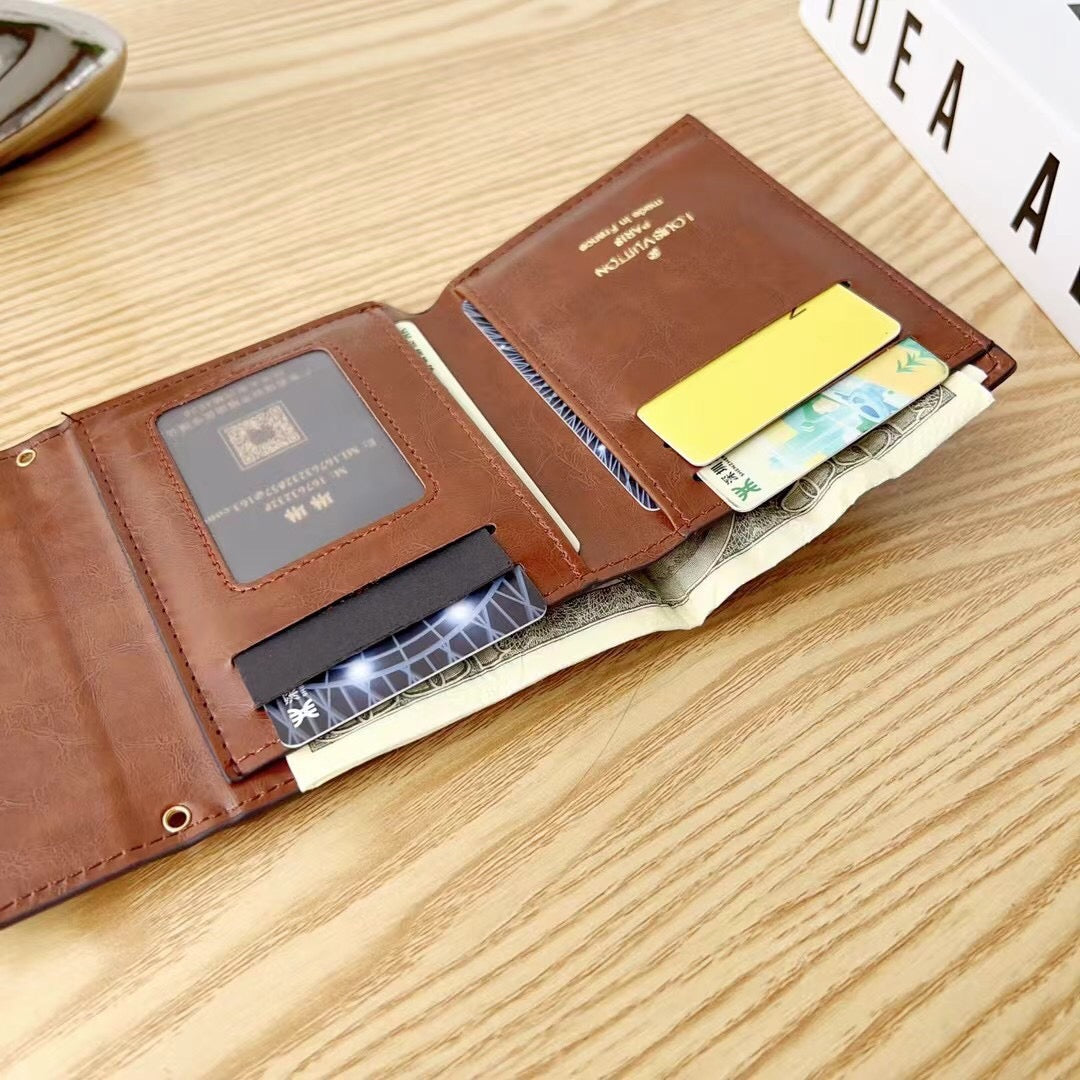 Trendy Printed Slung Card Wallet