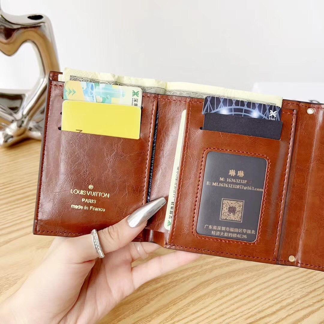 Trendy bedruckte Sling-Kartenhülle