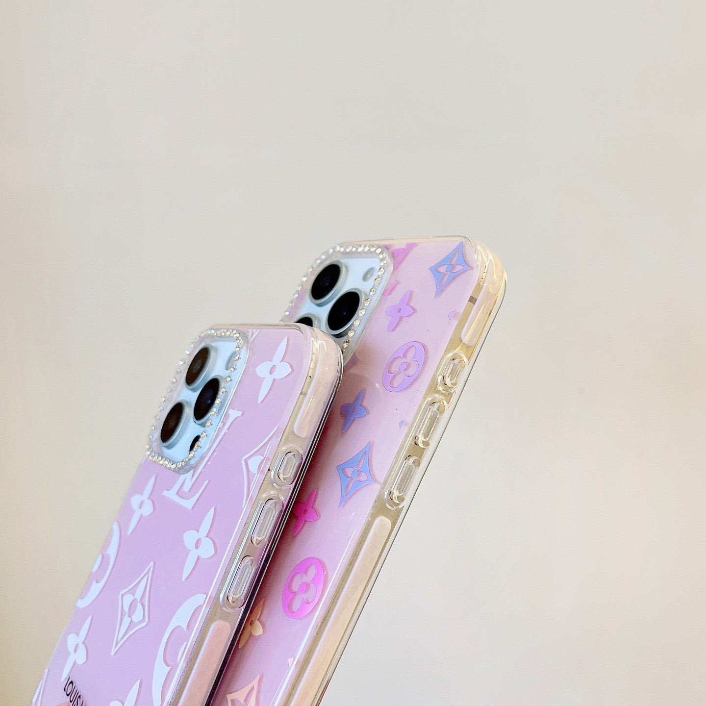 Pink Chain Style Phone Case For iPhone