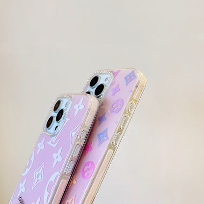 Pink Chain Style Phone Case For iPhone
