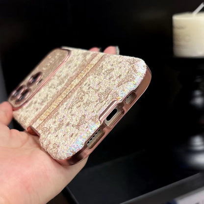 Pink Bling Style Phone Case For iPhone