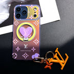 Transfer Color Laser Vivian Magsafe Phone Case with Holder & Pendant