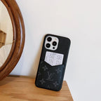 Kartenhalter Plüsch-Telefonhülle für iPhone