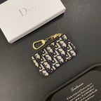 Neue Denim-Karten-Münzbörse mit Kette