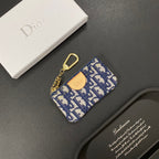 Neue Denim-Karten-Münzbörse mit Kette