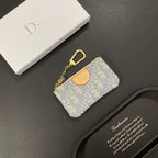 Neue Denim-Karten-Münzbörse mit Kette
