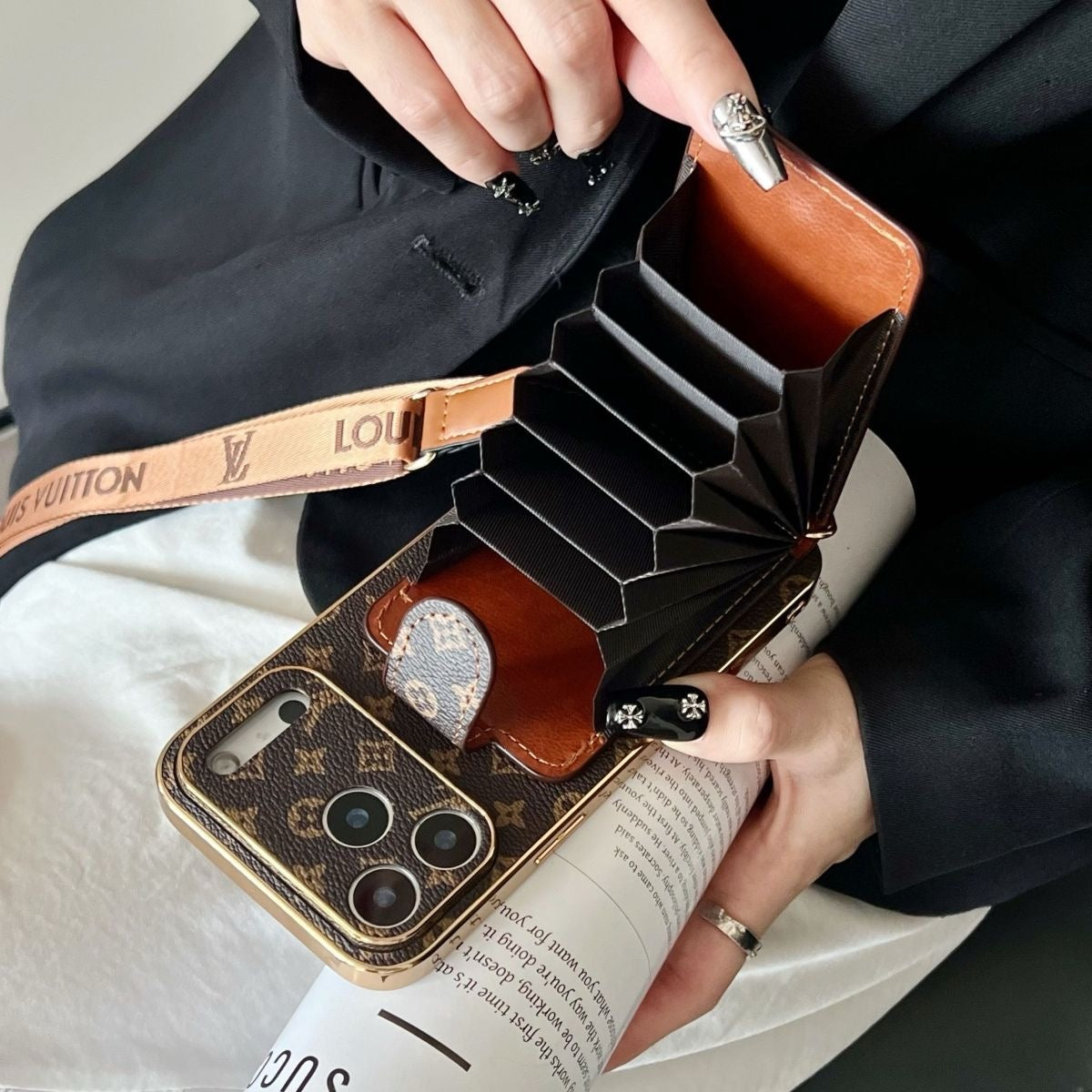 Fashion Wallet Design Phone Case For iPhone