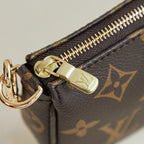 Modische braune quadratische Tasche