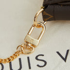 Modische braune quadratische Tasche