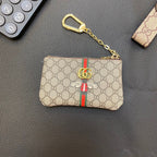 Graue Münzbörse mit Kette