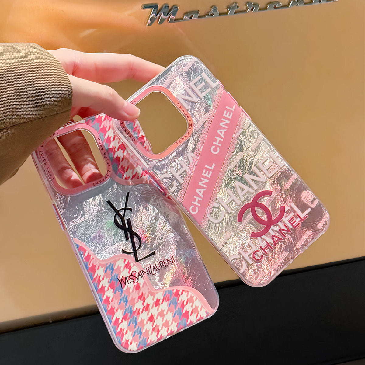 Pink Design Phone Case For iPhone