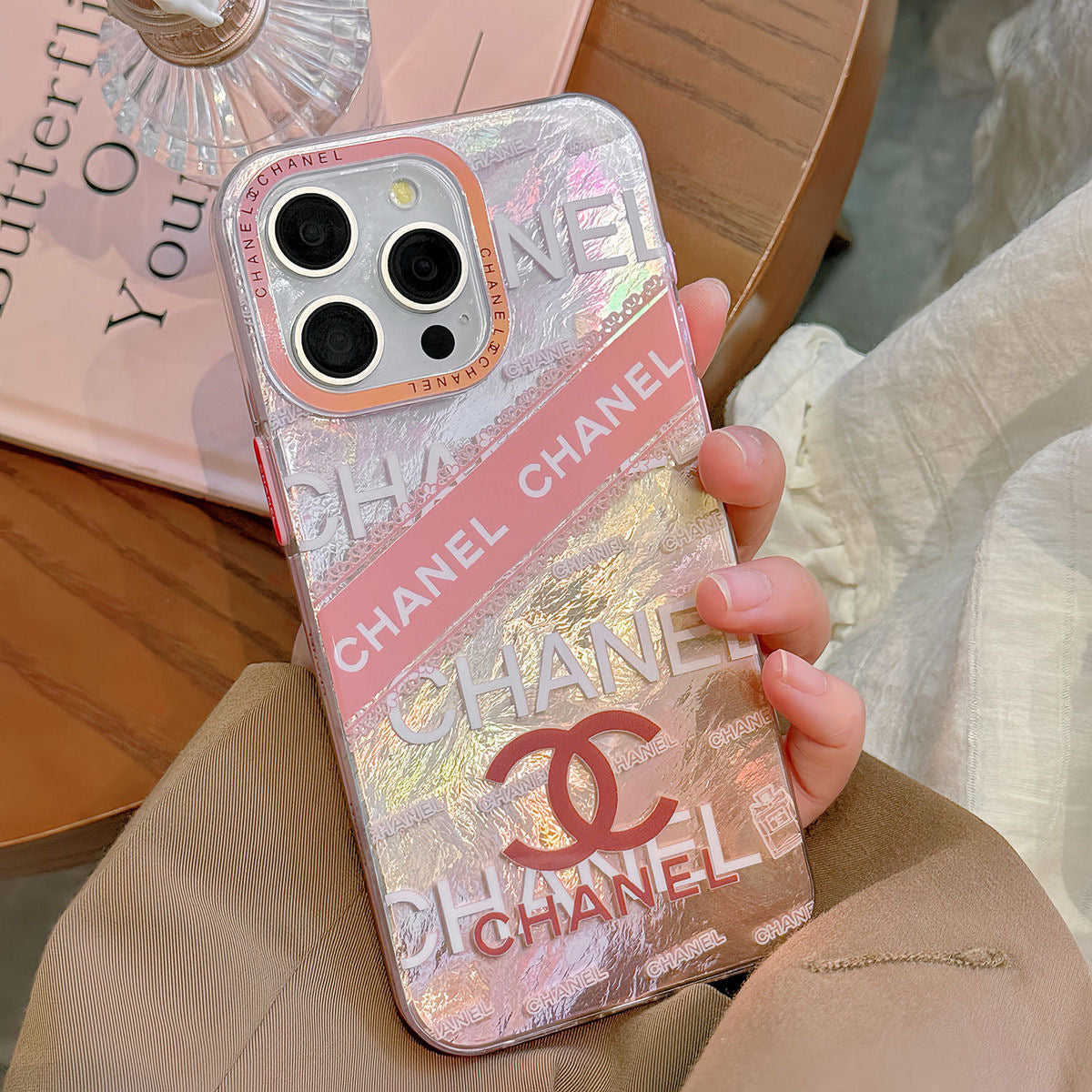 Pink Design Phone Case For iPhone