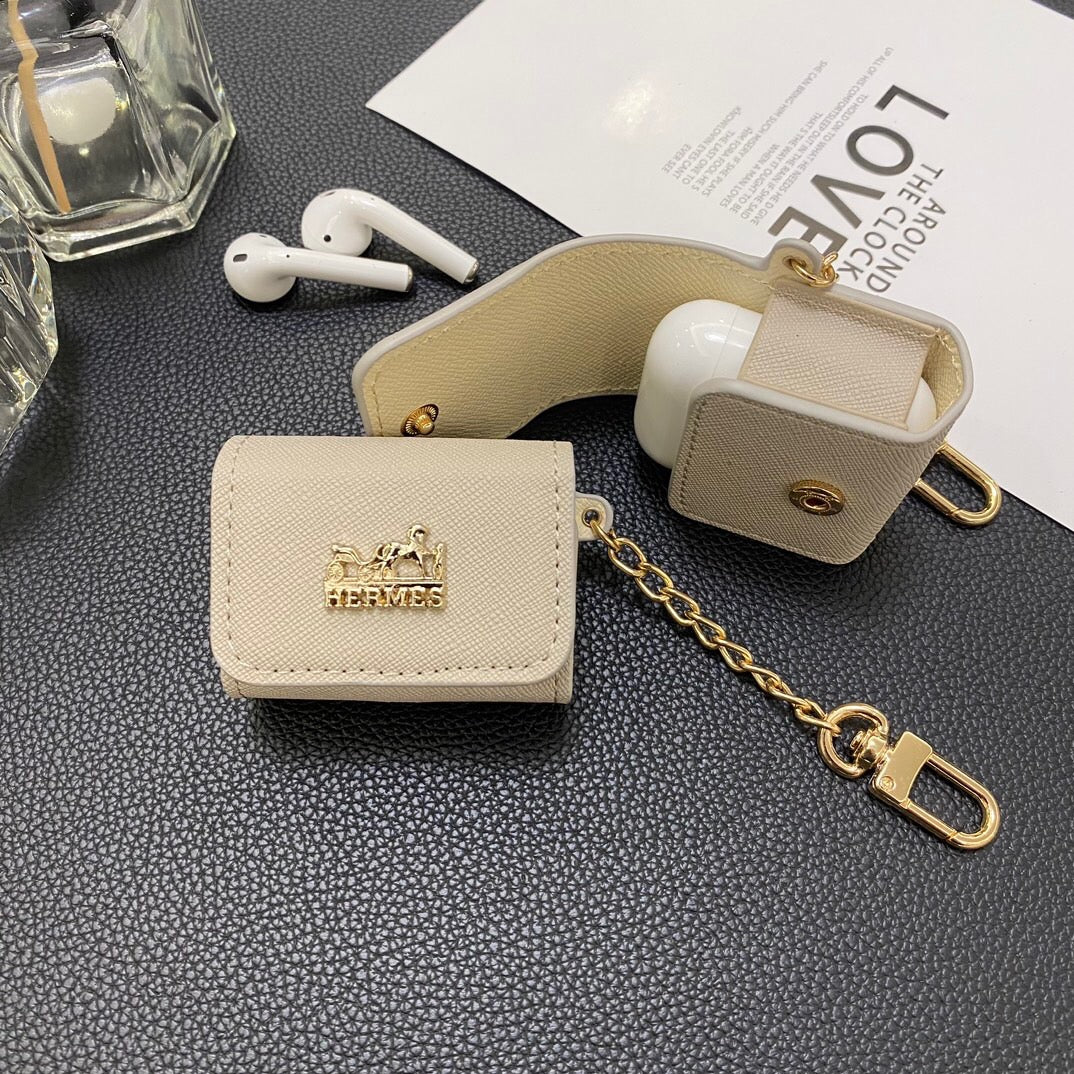Smart Leather Protective AirPods Cases