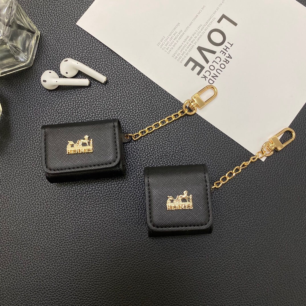 Intelligente AirPods-Schutzhüllen aus Leder