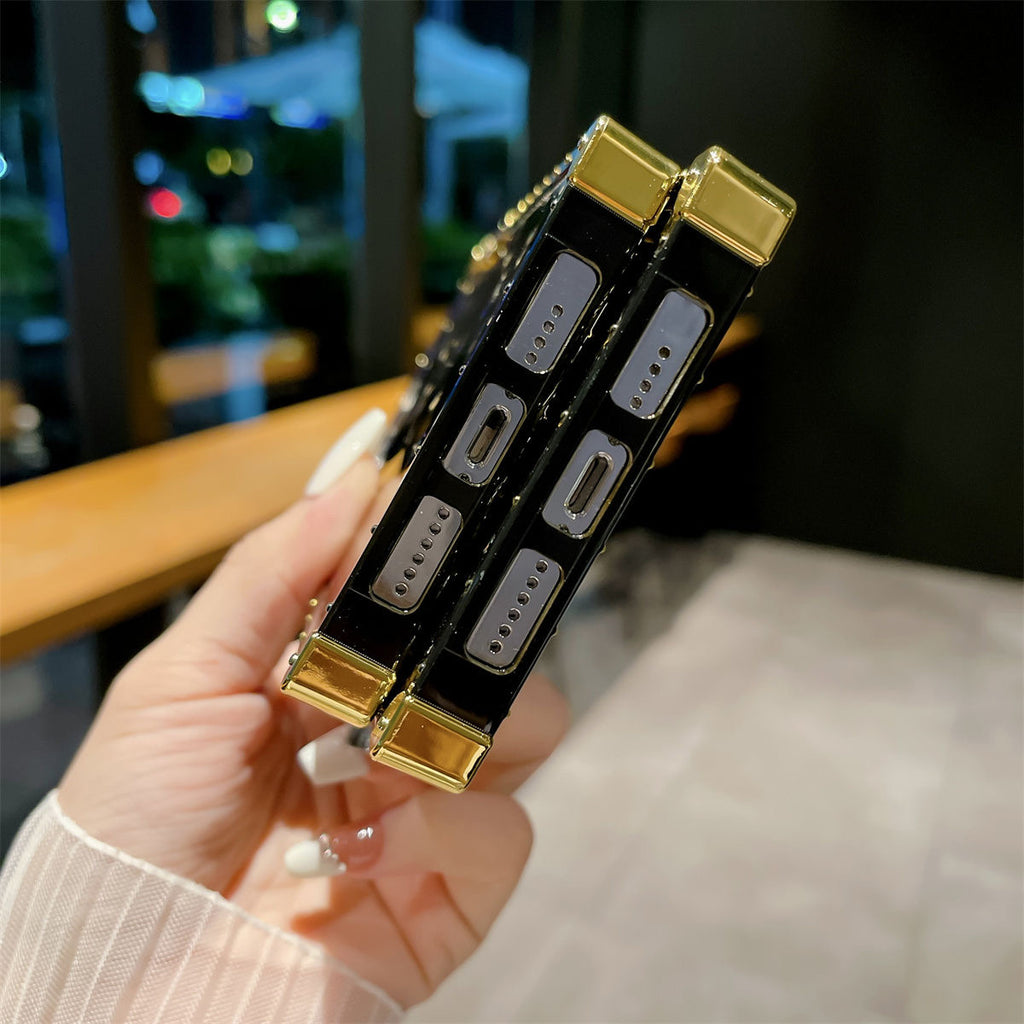 Custodia Miss Galaxy nera per Samsung 