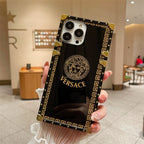 Schwarze goldene Handyhülle für iPhone