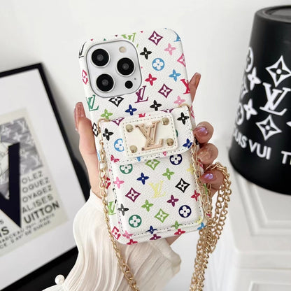 Diagonal Card Phone Case For iPhone