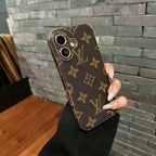 Florale braune Handyhülle für iPhone 