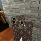 Florale braune Handyhülle für iPhone 