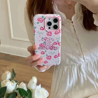 Flowers Printed Phone Case For iPhone