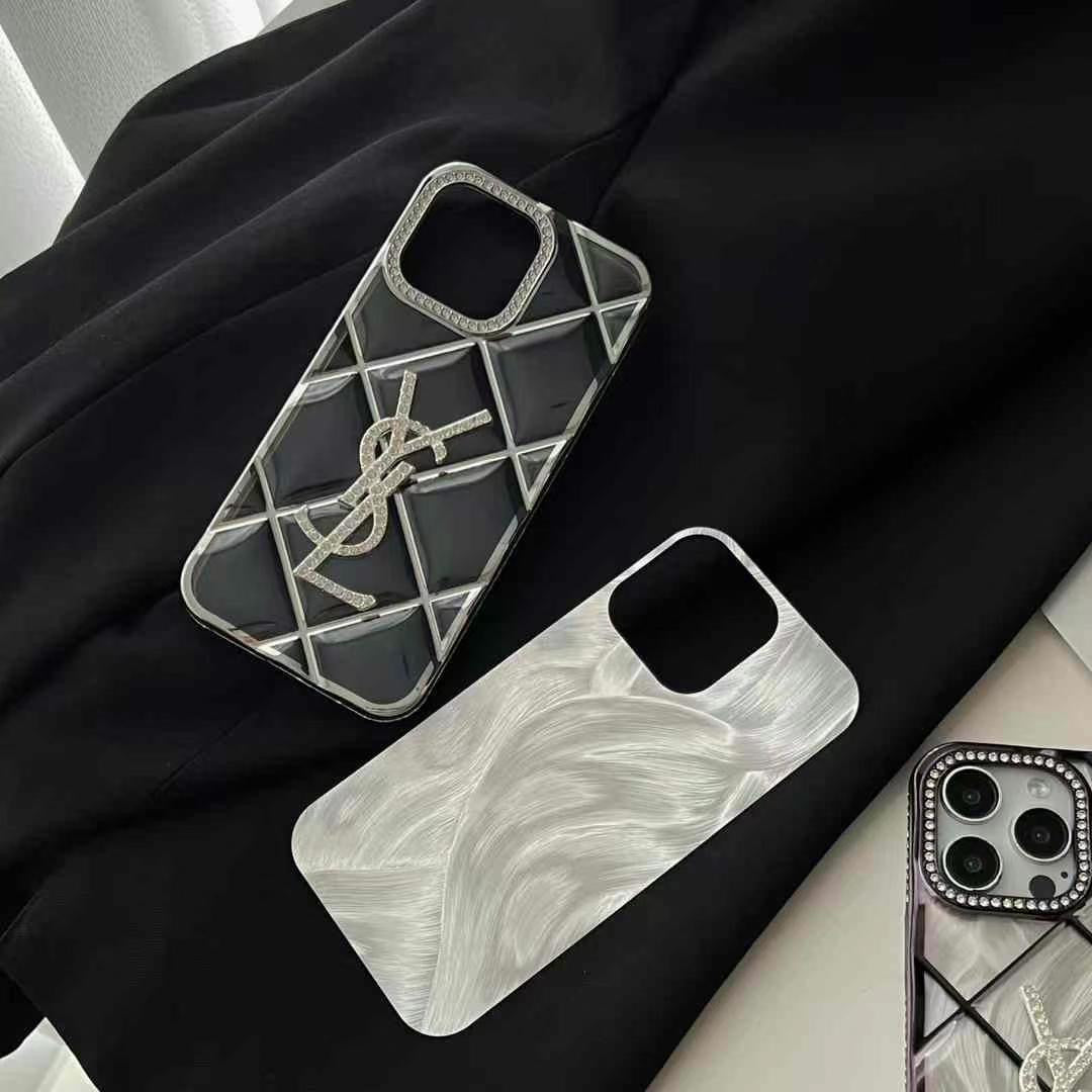 Silver Bling Design Phone Case For iPhone