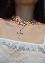 Anwar Vintage Rosa Halskette