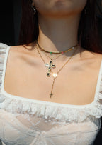Scarlett Black Goldene Kreuzkette