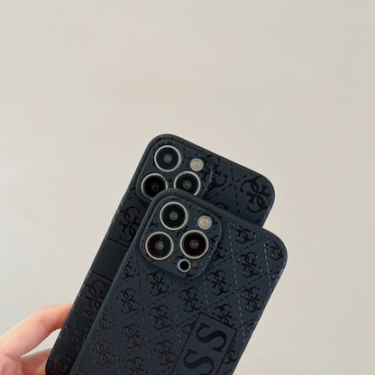 Black Design Phone Case For iPhone