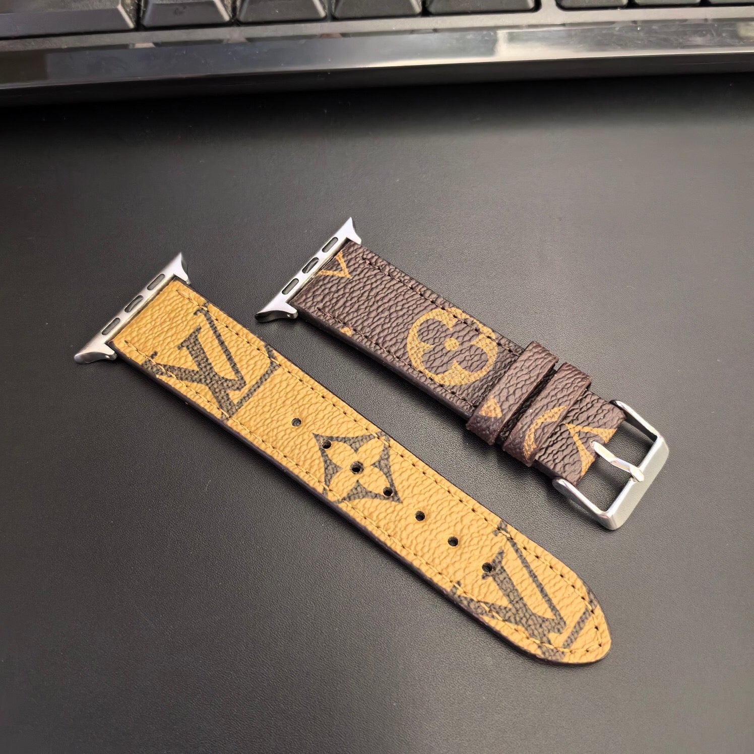 Mehrfarbige Lederarmbänder für die Apple Watch