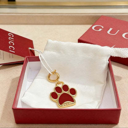 Ciondolo portachiavi con stampa nera