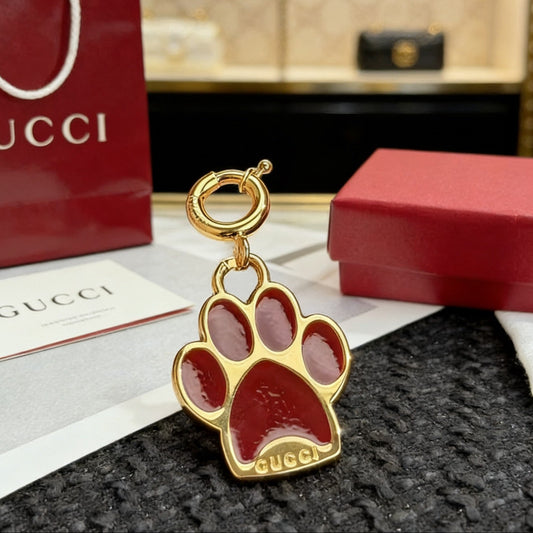 Ciondolo portachiavi con stampa nera