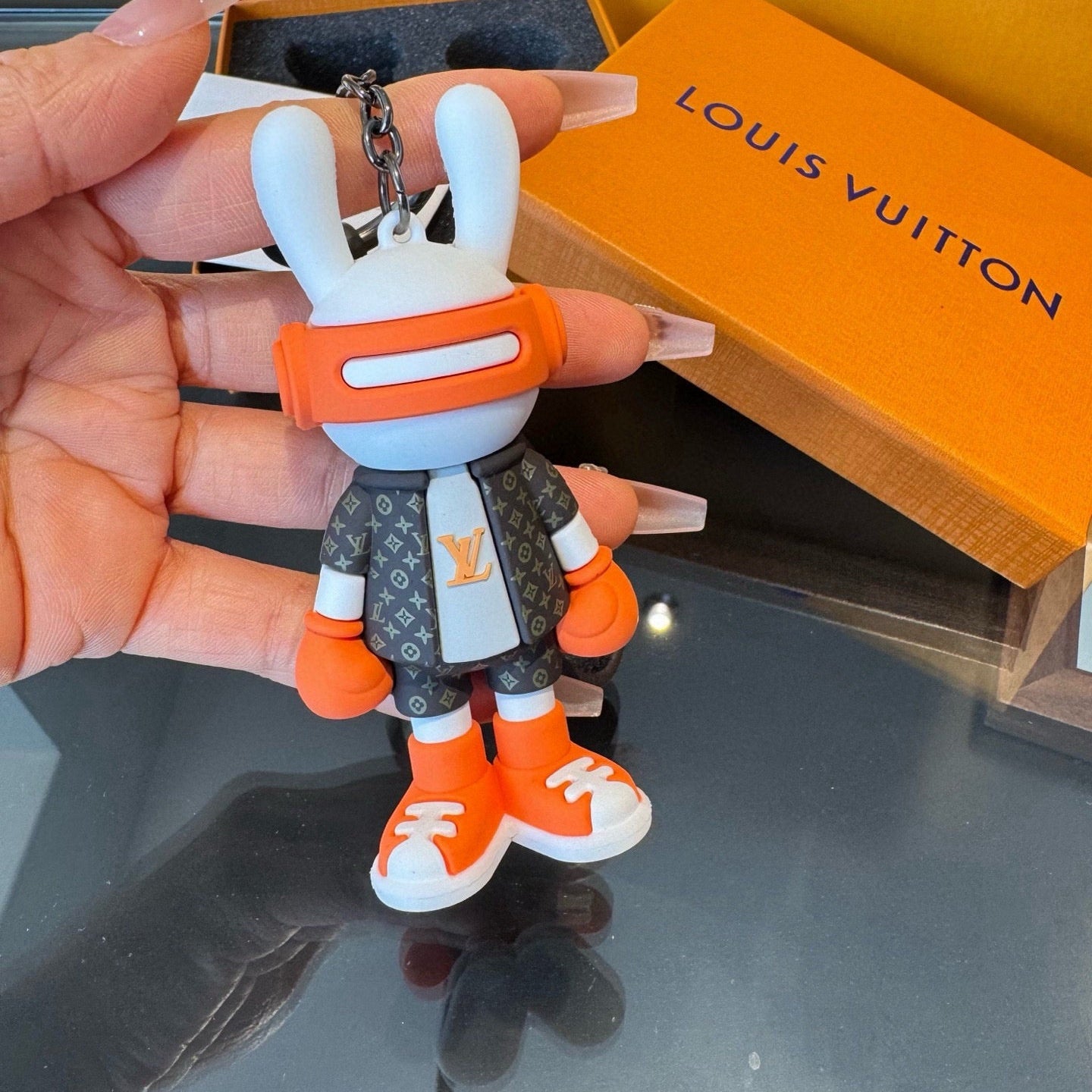 Nice Orange Keychain Pendant