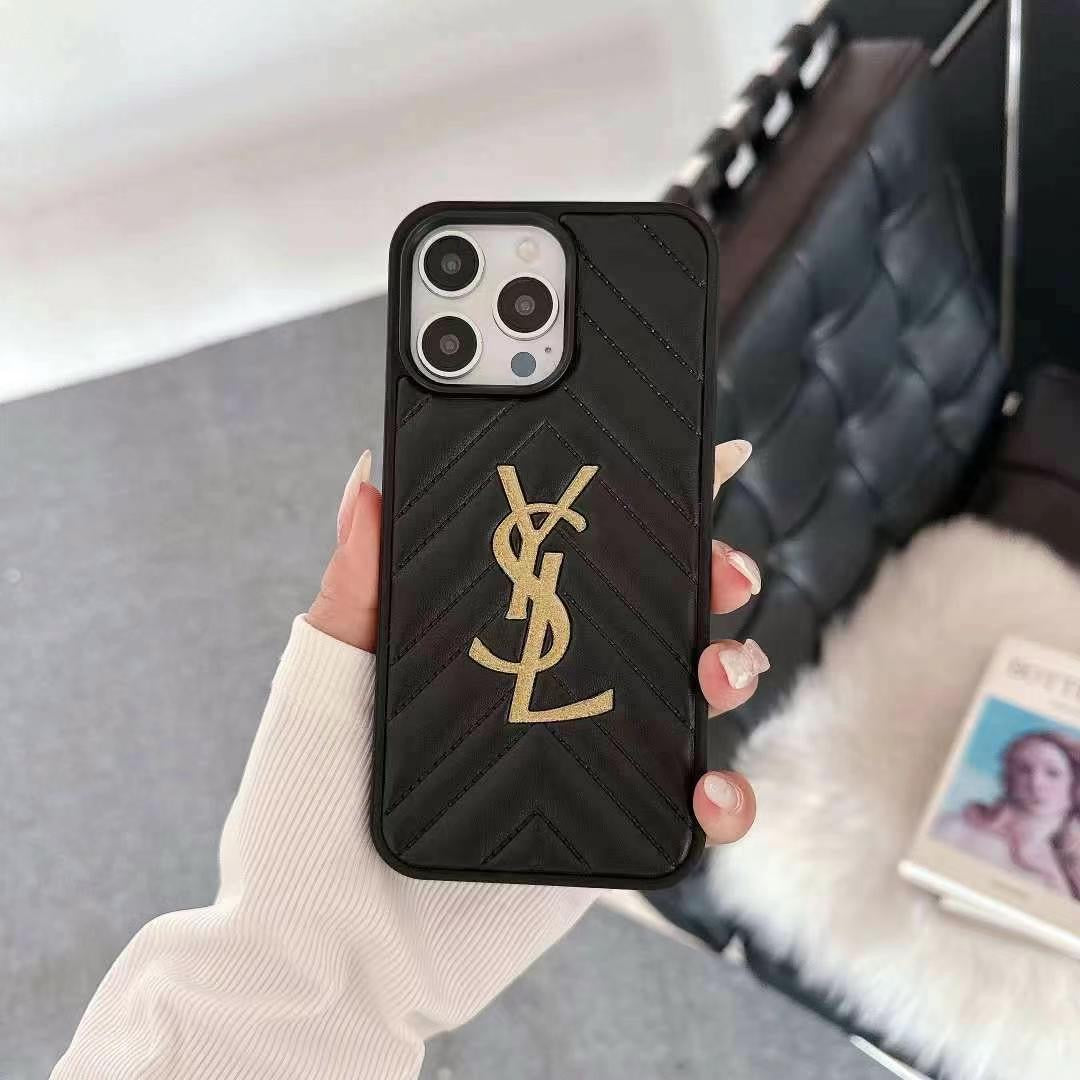 Texture Gold Phone Case For iPhone