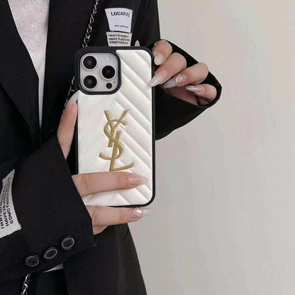 Texture Gold Phone Case For iPhone